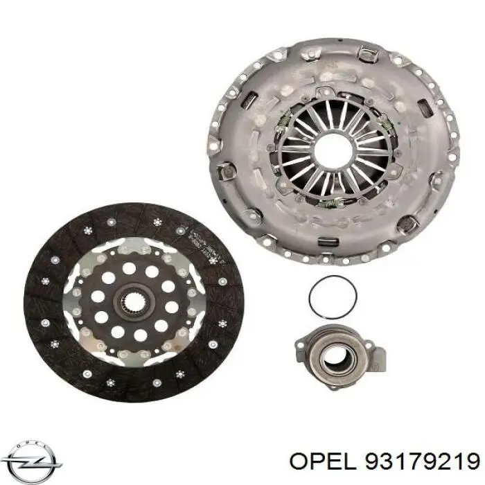 Комплект сцепления (3 части) Opel 93179219 цена, от 332.34 USD