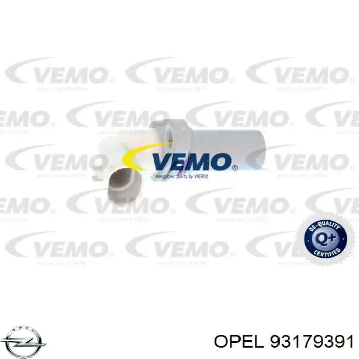 Sensor de posição (de revoluções) de cambota Opel 93179391