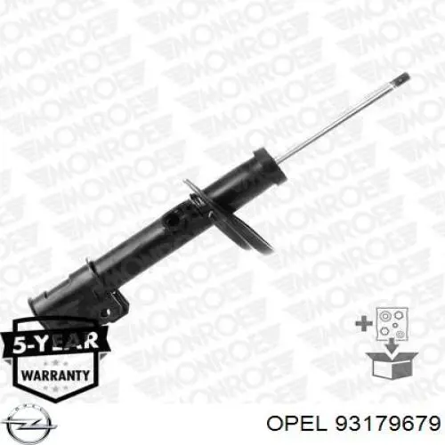 Амортизатор подвески передний левый Opel 93179679 цена, от 43.00 USD