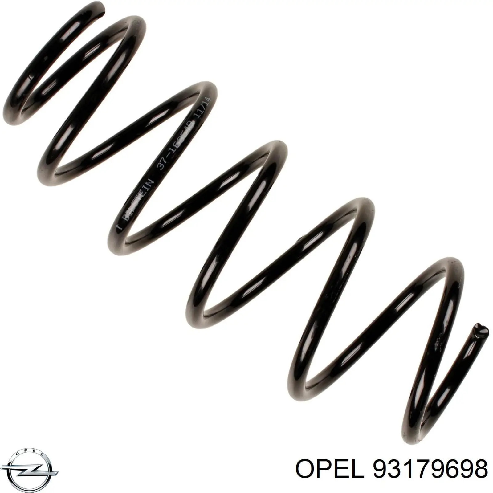 Передняя пружина 93179698 Opel