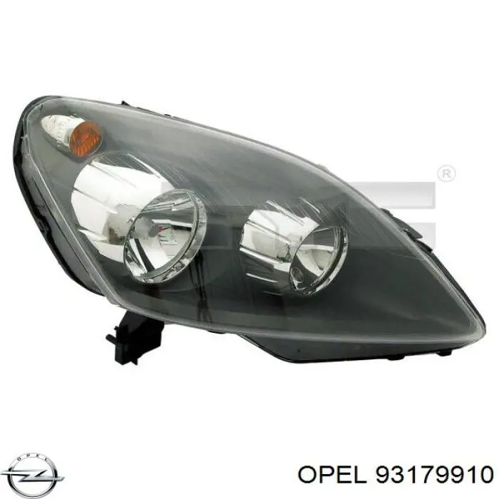 Фара левая 93179910 Opel