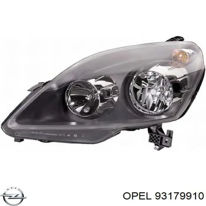 Фара левая Opel 93179910 цена, от 143.94 USD