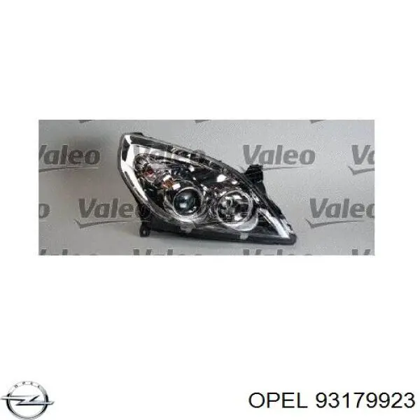 Правая блок фара Opel 93179923 цена, от  USD