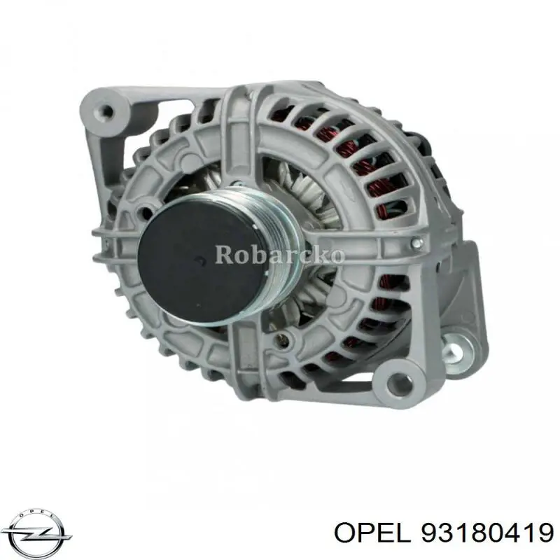 6204246 Opel Генератор автомобильный