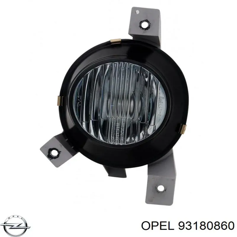 Фара противотуманная левая 93180860 Opel