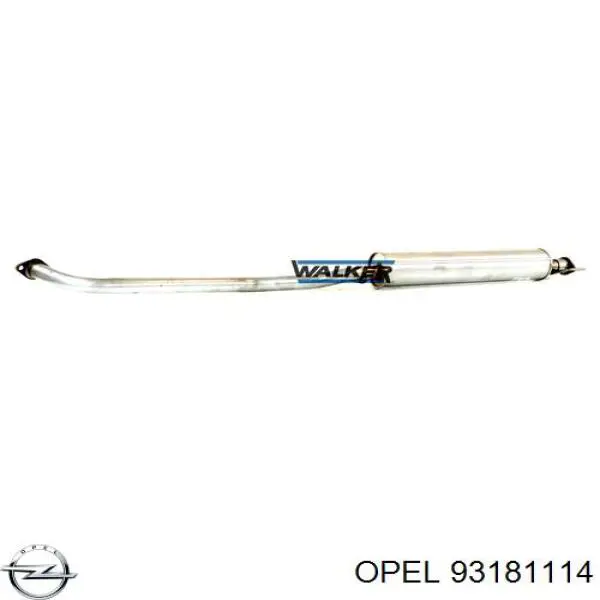 Глушитель, центральная часть Opel 93181114 цена, от 49.70 USD