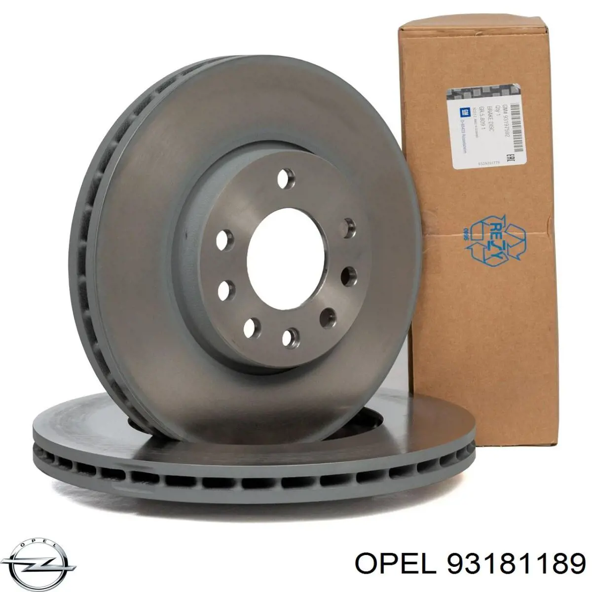 93181189 Opel Колодки передние