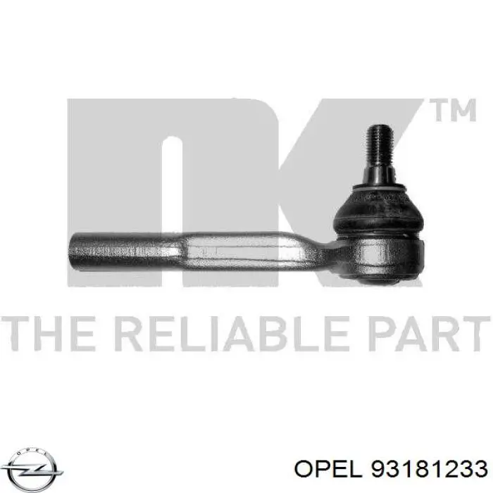 Купить 93181233 Opel Наконечник рулевой тяги, внешний