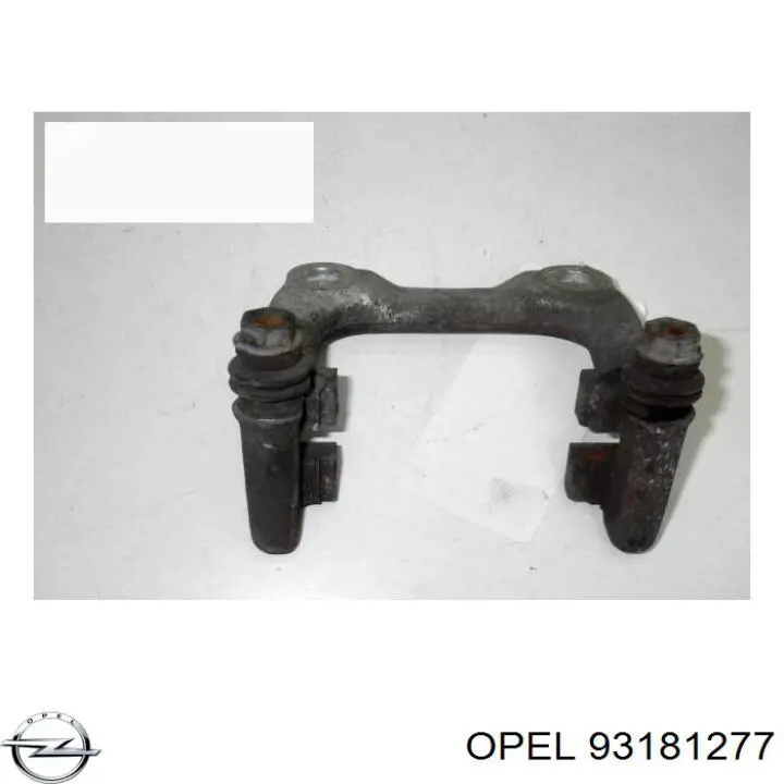93181277 Opel скоба тормозного суппорта заднего
