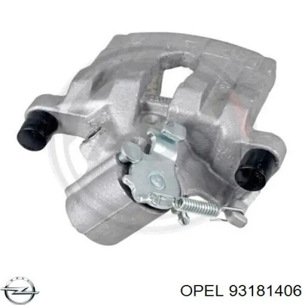 93181406 Opel суппорт тормозной задний левый