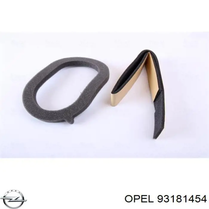 Радиатор печки 93181454 Opel