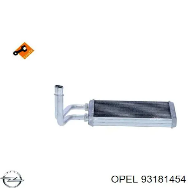 93181454 Opel радиатор печки