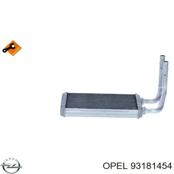 Радиатор печки (отопителя) Opel 93181454 цена, от 54.38 USD