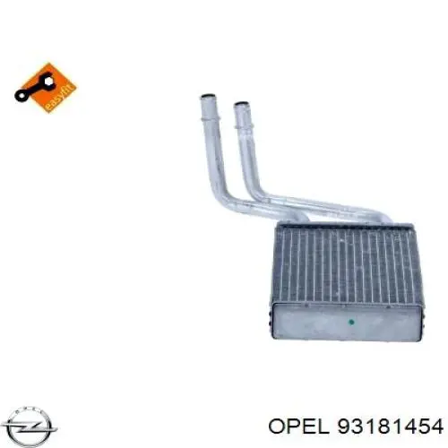 Купить 93181454 Opel Радиатор печки