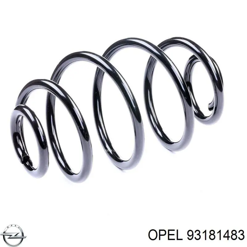 93181483 Opel mola traseira