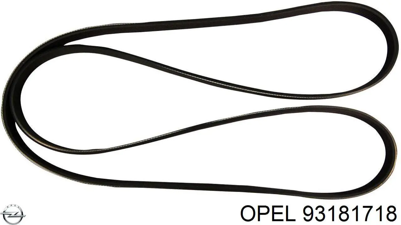 93181718 Opel Поликлиновый ремень
