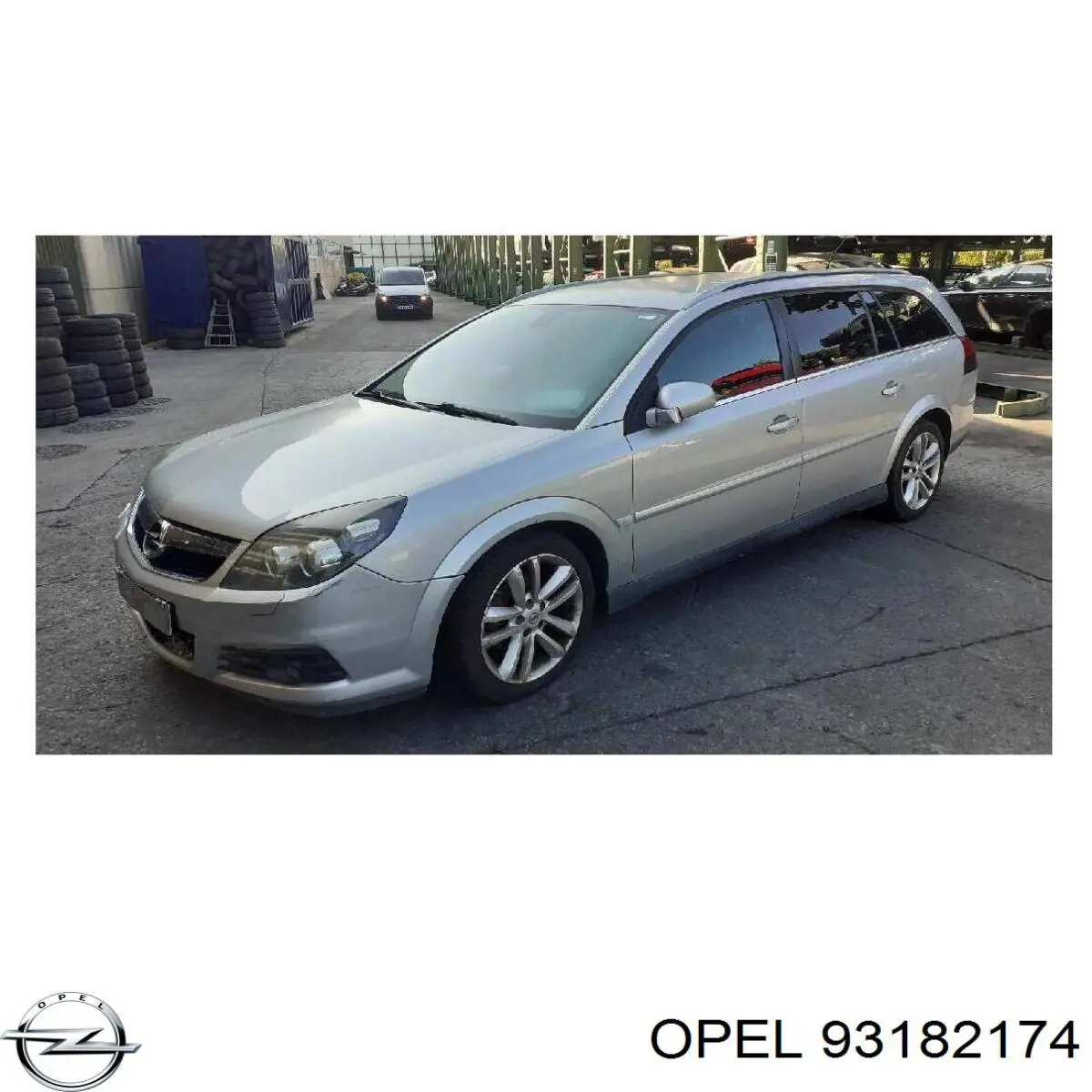 93182174 Opel фонарь задний левый внешний
