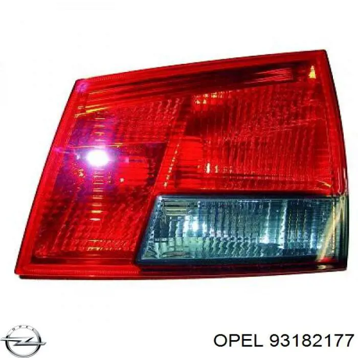1222116 Opel фонарь задний правый внутренний
