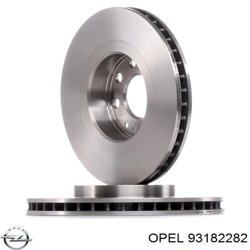 93182282 Opel Диск тормозной передний