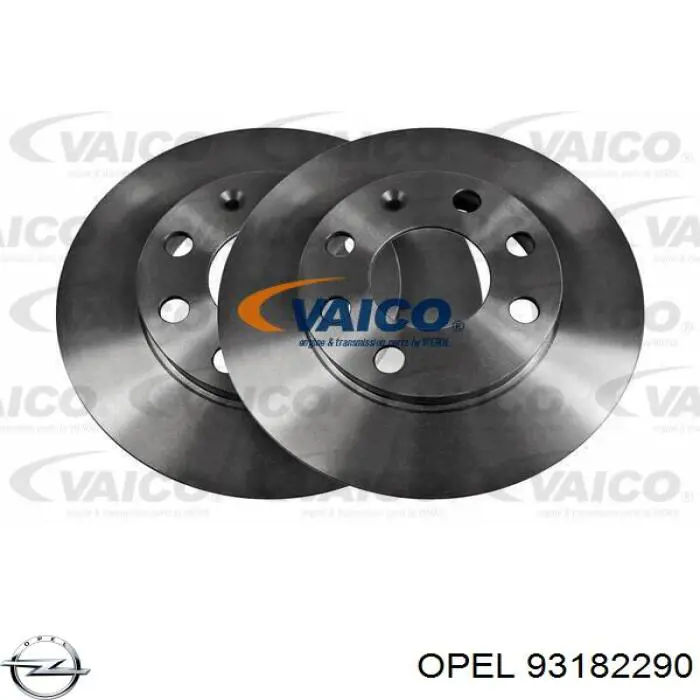 Тормоз дисковый передний Opel 93182290 цена, от 13.96 USD