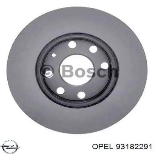 93182291 Opel Диск тормозной передний