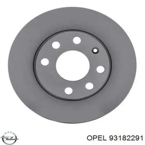 Тормоз дисковый передний Opel 93182291 цена, от 21.54 USD