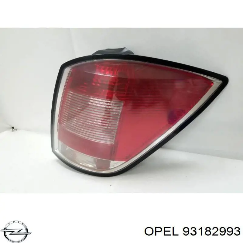 93182993 Opel lanterna traseira direita
