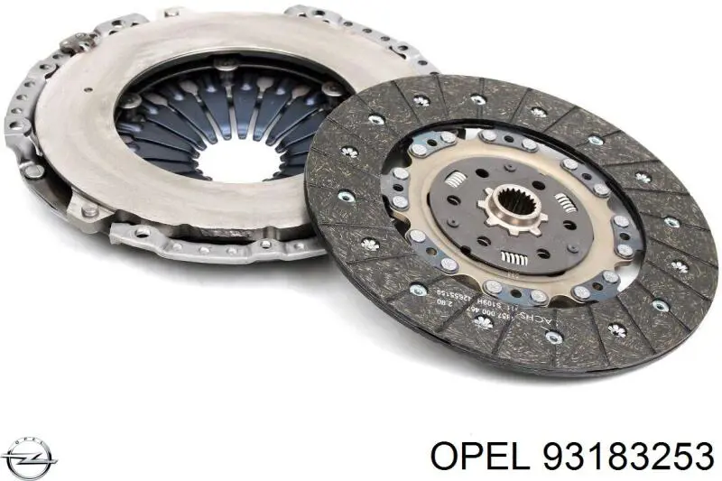 Диск сцепления 93183253 Opel
