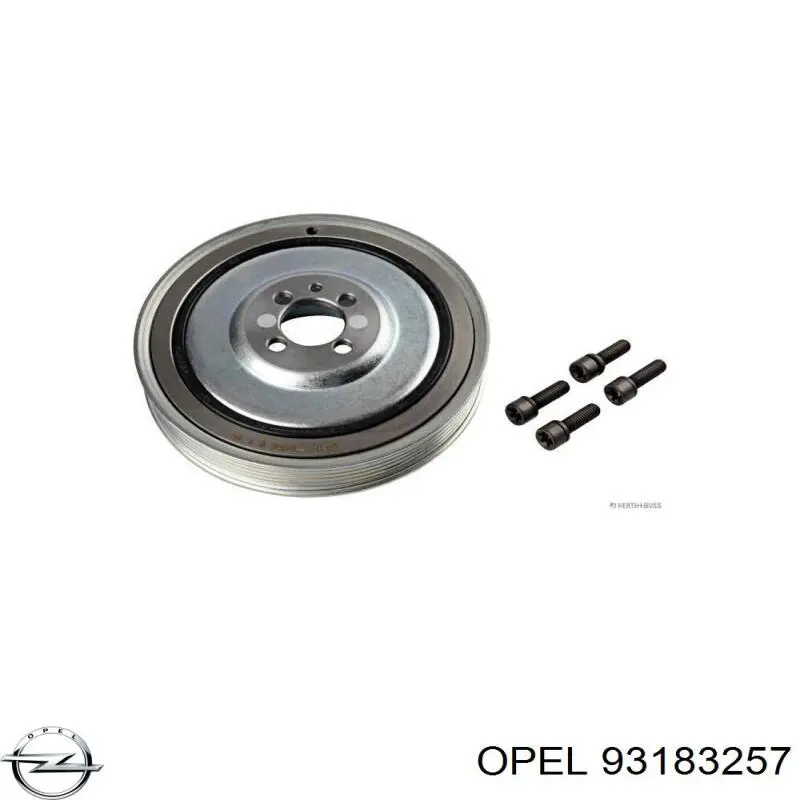 Шкив коленвала (демпфер) Opel 93183257 цена, от 81.93 USD