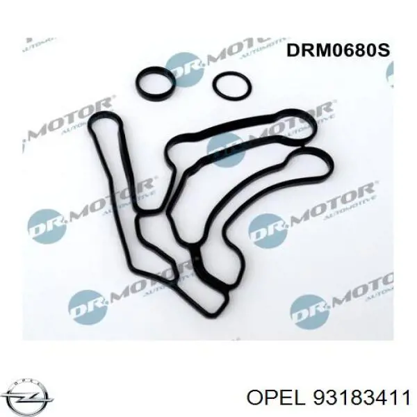 93183411 Opel vedante do radiador de óleo