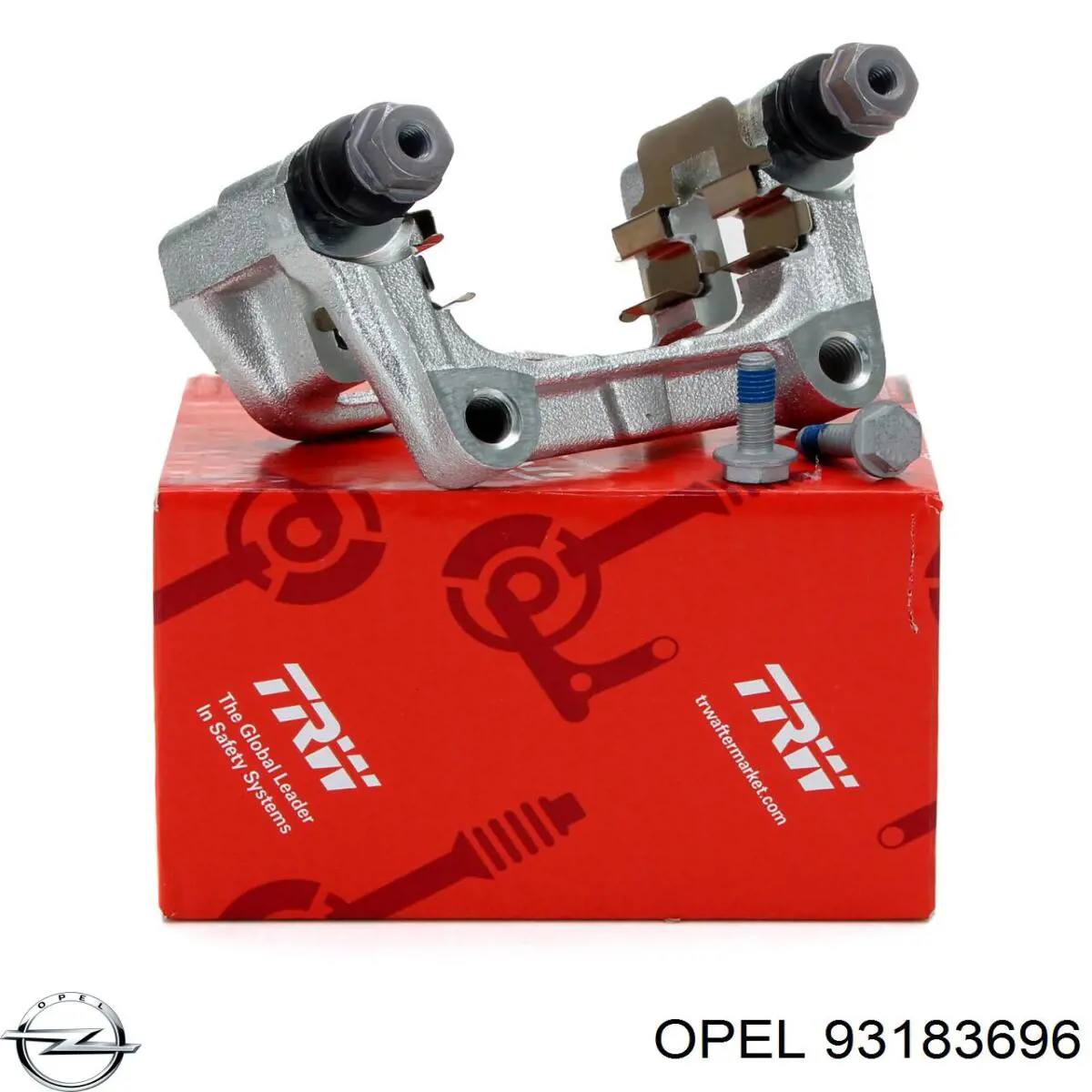 93183696 Opel Тормозной суппорт задний левый