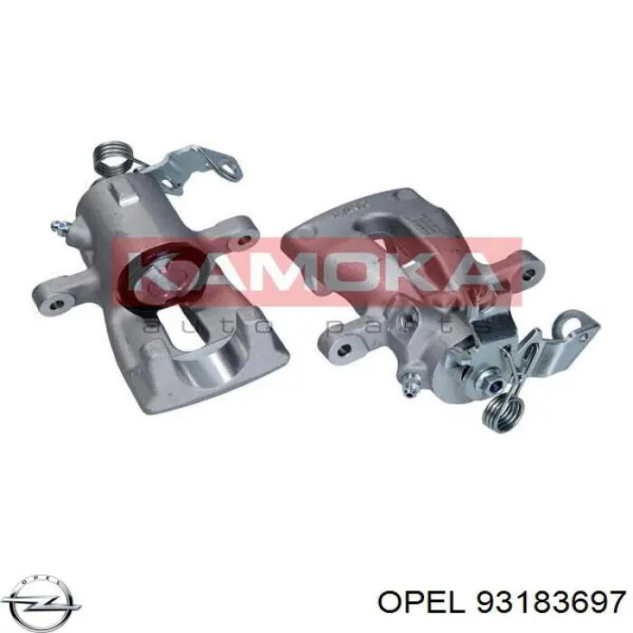 Купить 93183697 Opel Суппорт задний правый