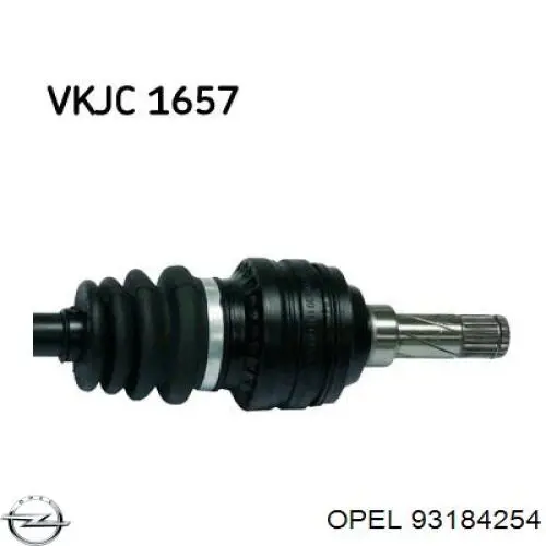 Привод передний левый Opel 93184254 цена, от 67.15 USD
