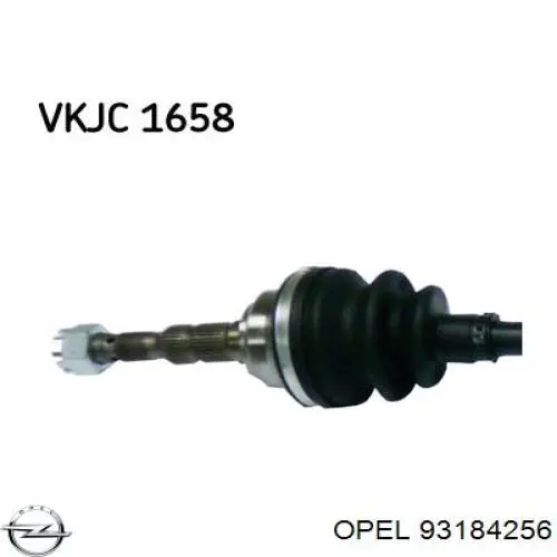 Правая полуось 374322 Opel