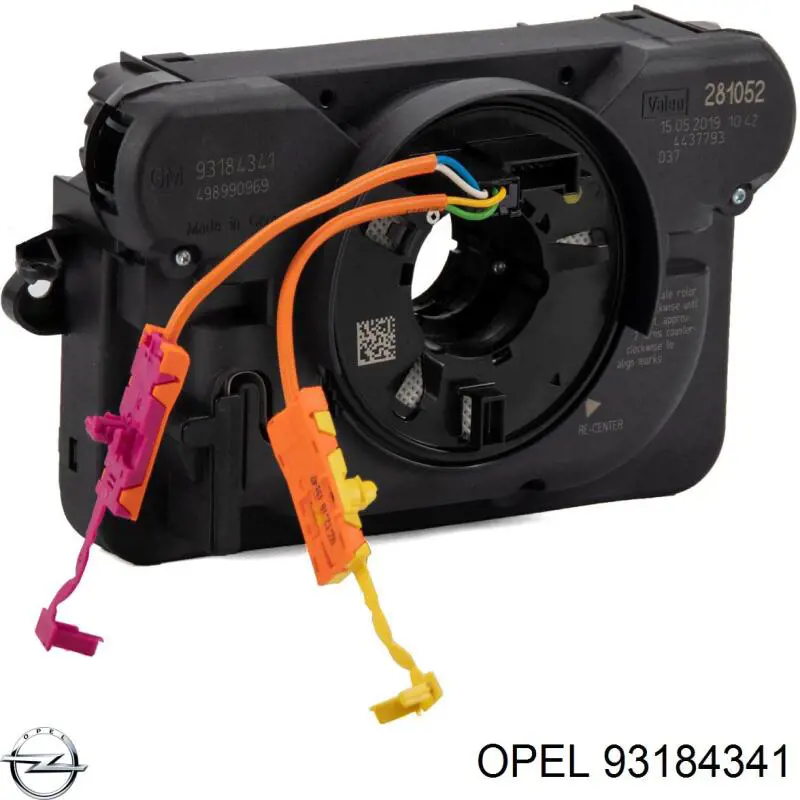 Compre Anel AIRBAG de contato, cabo plano do volante Opel Astra 