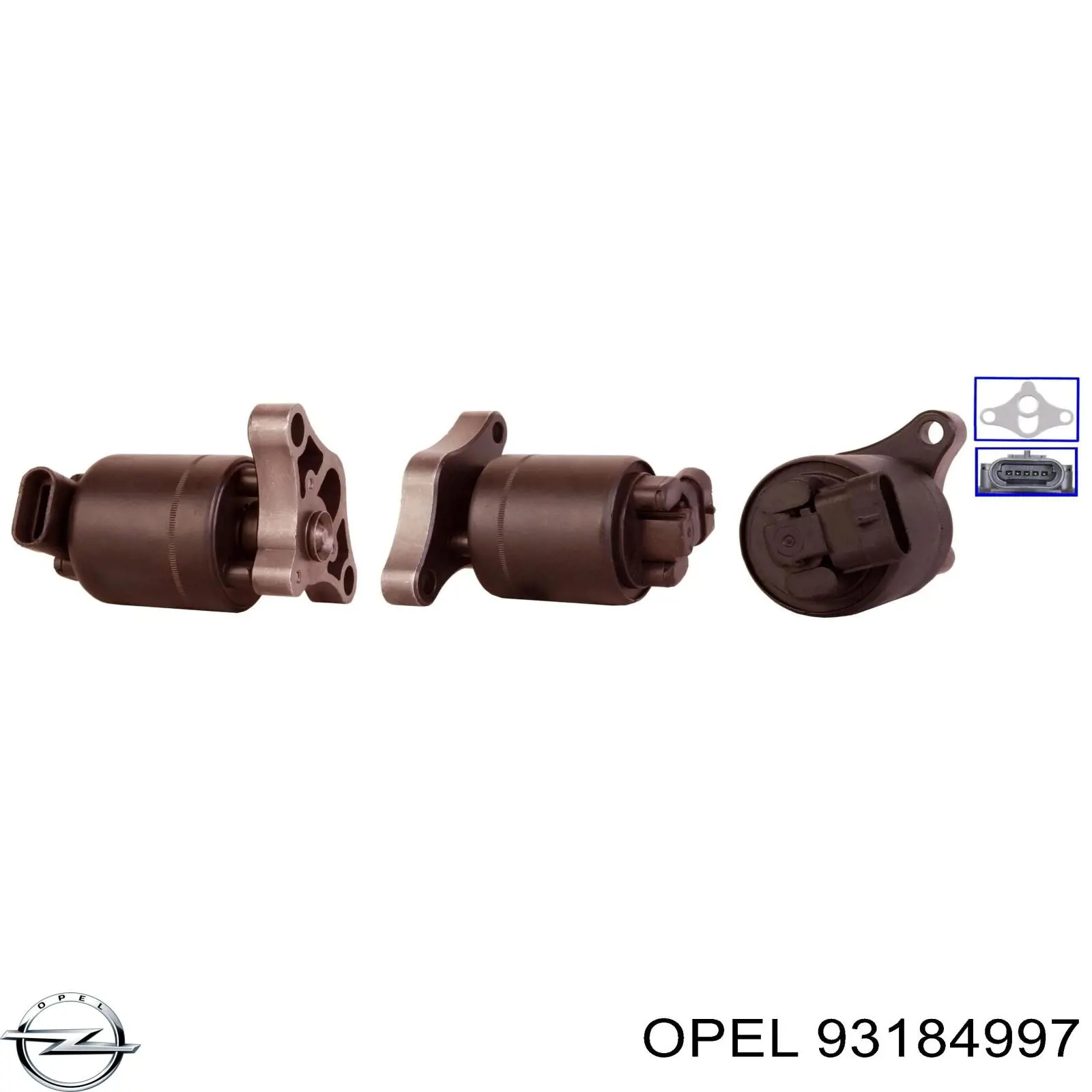 Приборы управления системы рециркуляции Opel 93184997 цена, от 39.00 USD