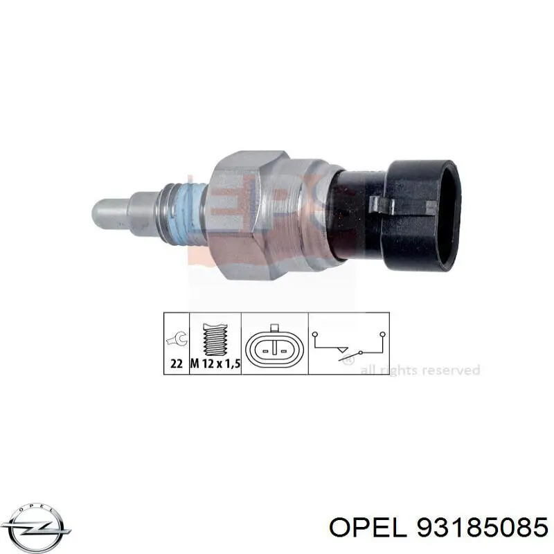 Трос переключения передач 93185085 General Motors