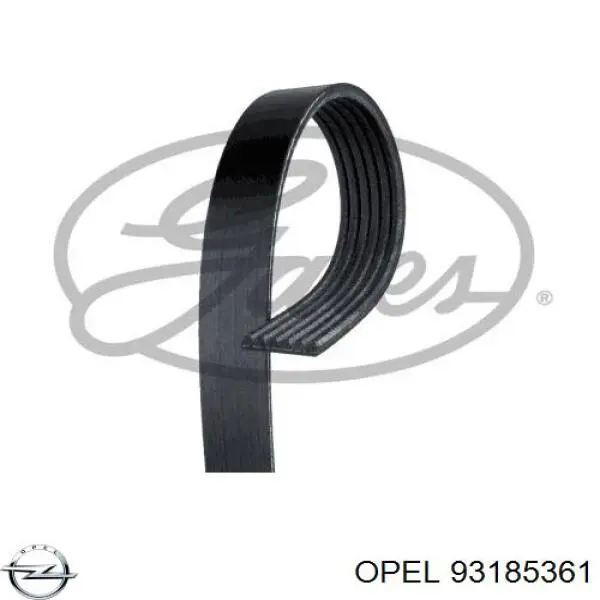 Клиновый ремень Opel 93185361 цена, от 11.92 USD