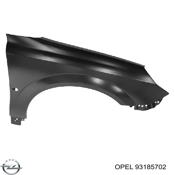 93185702 Opel pára-lama dianteiro direito