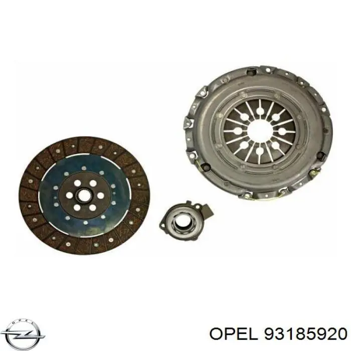 Комплект сцепления (3 части) Opel 93185920 цена, от 310.87 USD