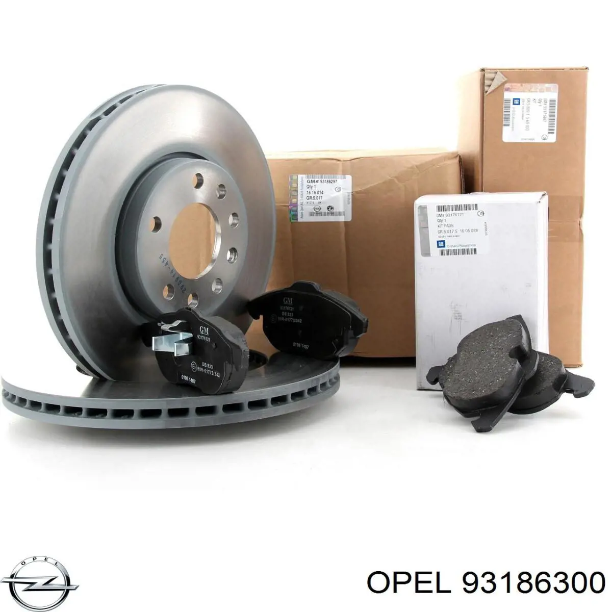 Купить 93186300 Opel Диск тормозной задний