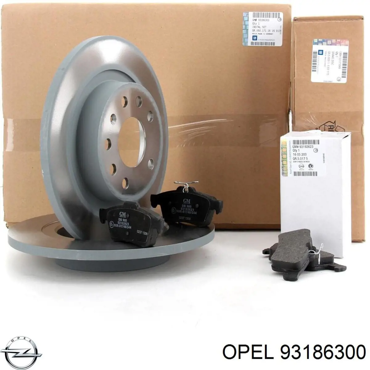 Тормозные диски 1515017 Opel