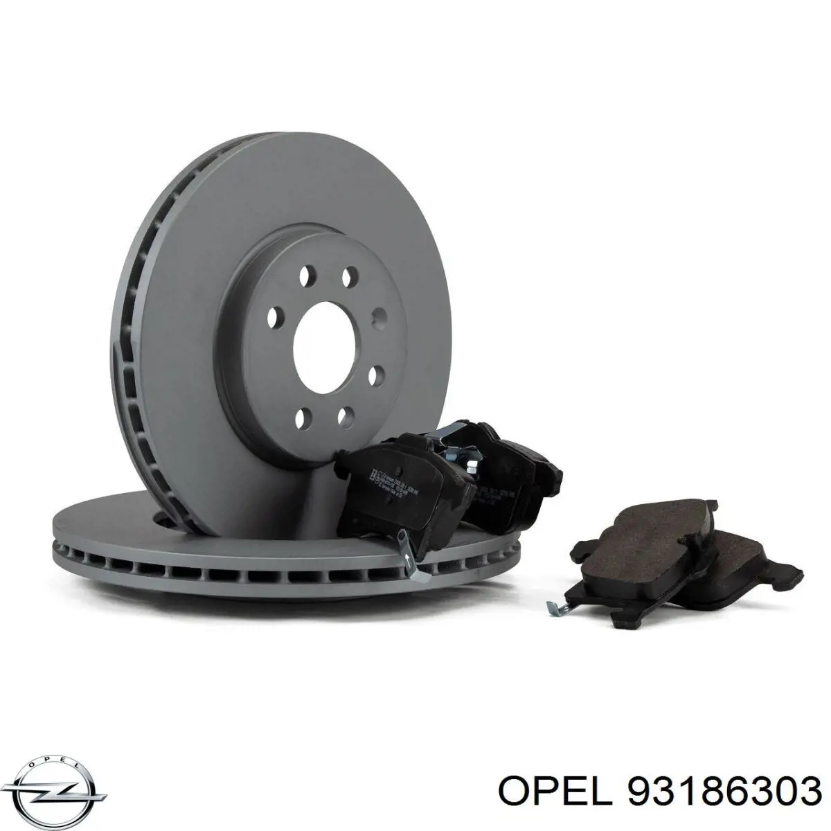 93186303 Opel диск тормозной передний