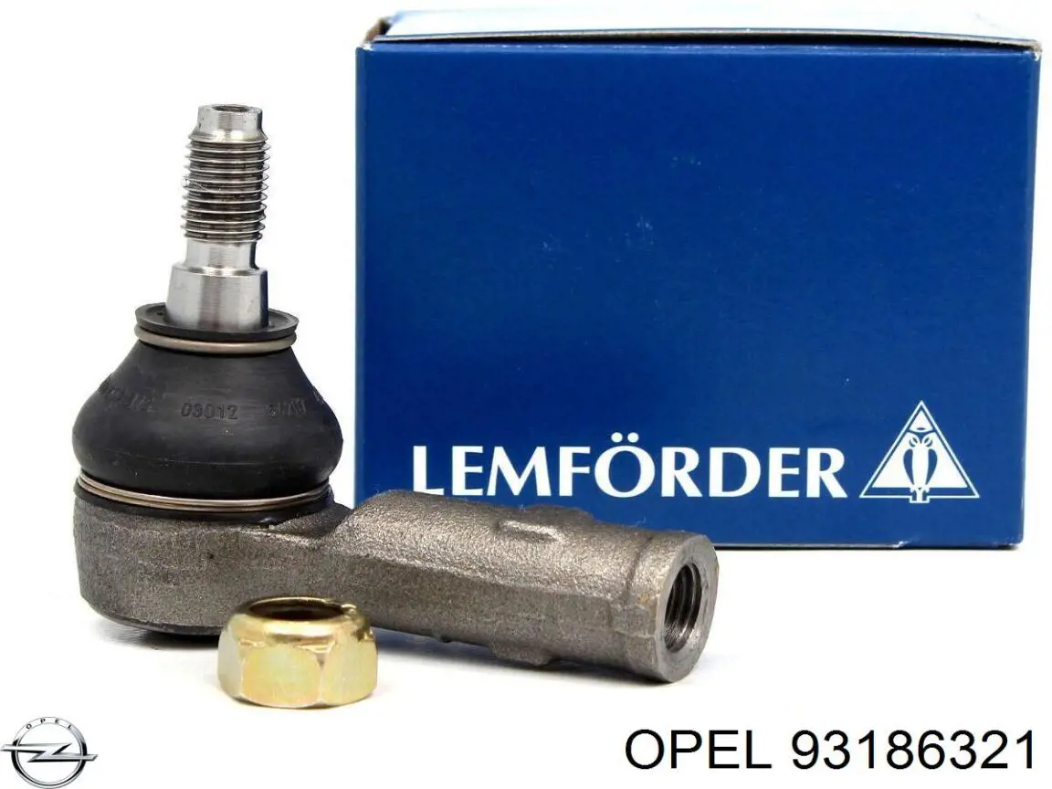 93186321 Opel наконечник рулевой тяги внешний