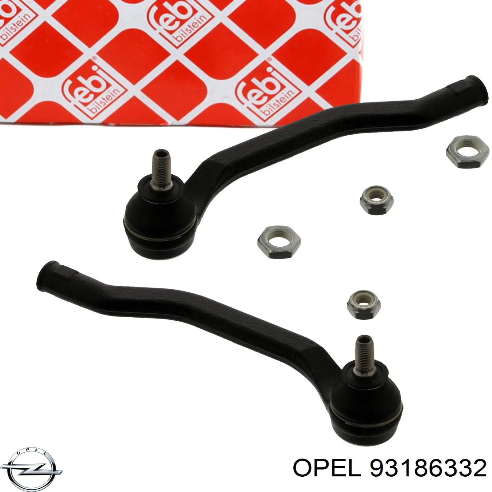 Купить 93186332 Opel Наконечник рулевой тяги, внешний