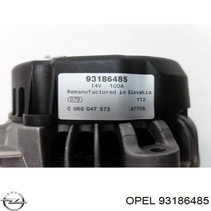 Автомобильный генератор Opel 93186485 цена, от 56.69 USD