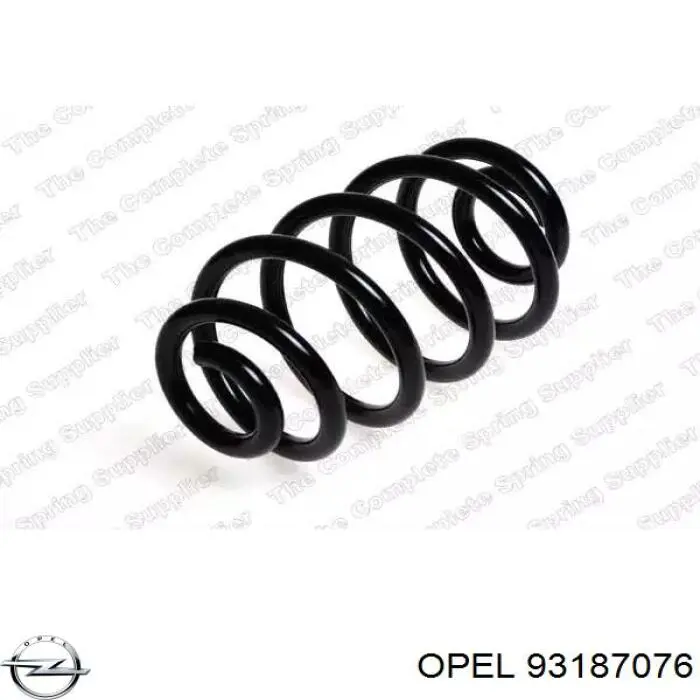 93187076 Opel Пружина подвески задняя