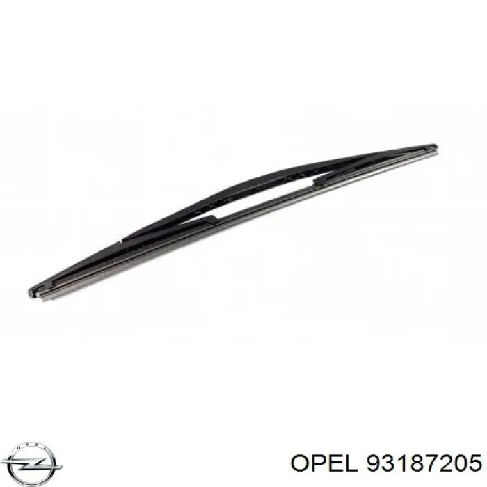 93187205 Opel limpa-pára-brisas de vidro traseiro