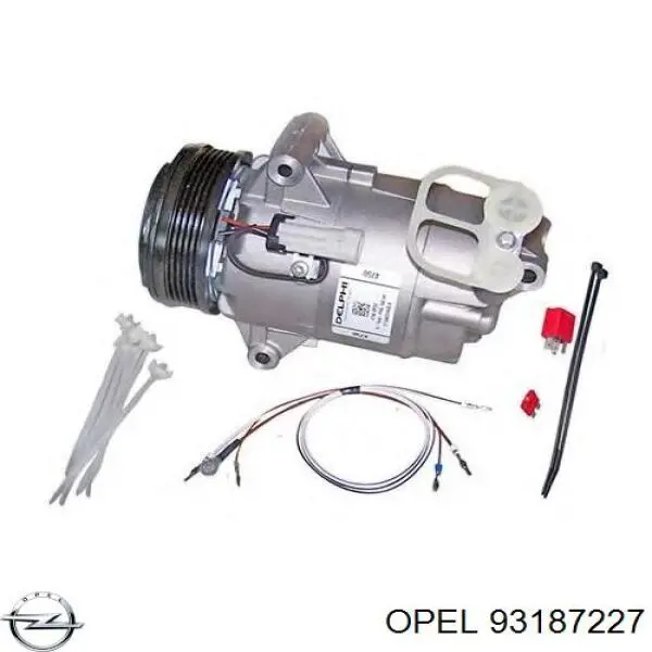 Купить 93187227 Opel Компрессор климатической установки