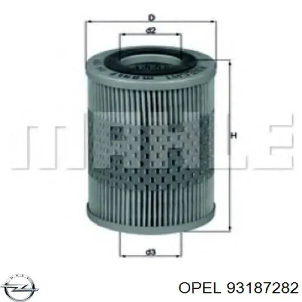 Купить 93187282 Opel Фильтр центробежный очистки масла